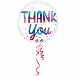 Balon foliowy Thank You (Dziękuję) 43 cm